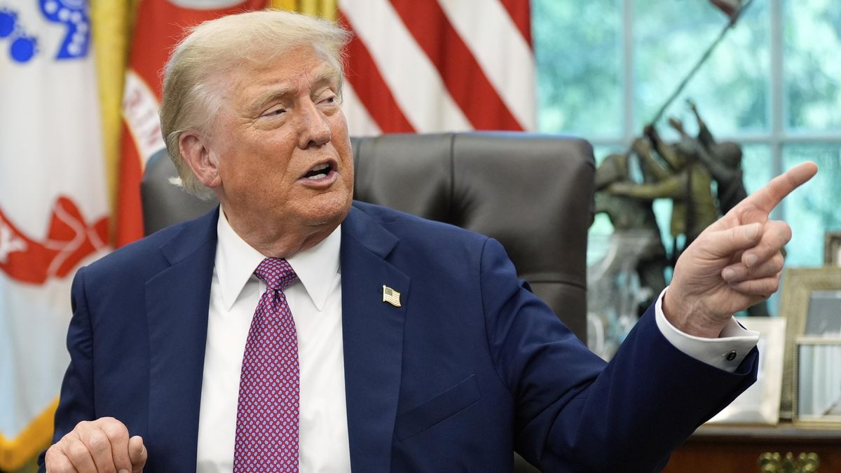 Trump bude z hlediště sledovat mužské finále US Open